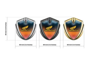 Honda Silikon Emblem Abzeichen Robustes Premium Feeling